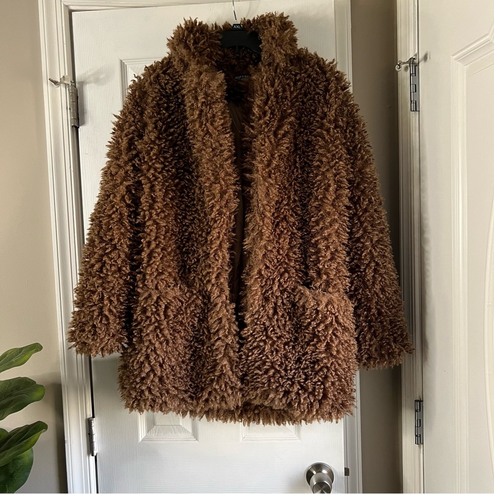Brown Teddy Jacket